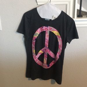 “Peace” black T-shirt NWT